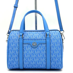 Michael Kors Small Travel Duffle Xbody Satchel Shoulder Bag South Pacific Blue